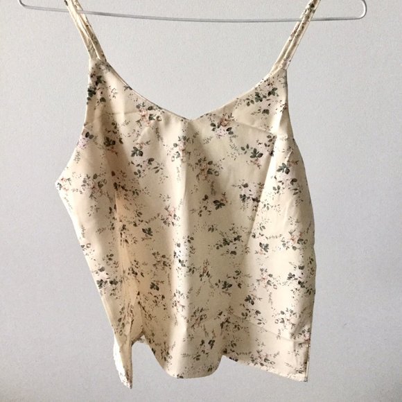 Pale Yellow Floral Camisole - Picture 2 of 3